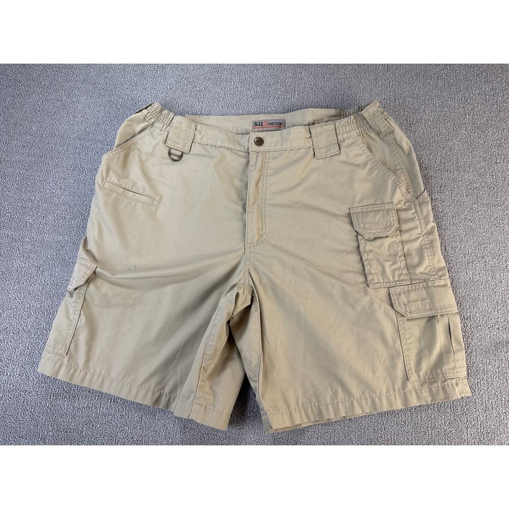 5.11 Tactical Shorts Mens 40 Waist Tan Ripstop‎ Cargo Utility Workwear